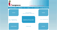 Desktop Screenshot of emergences77.fr